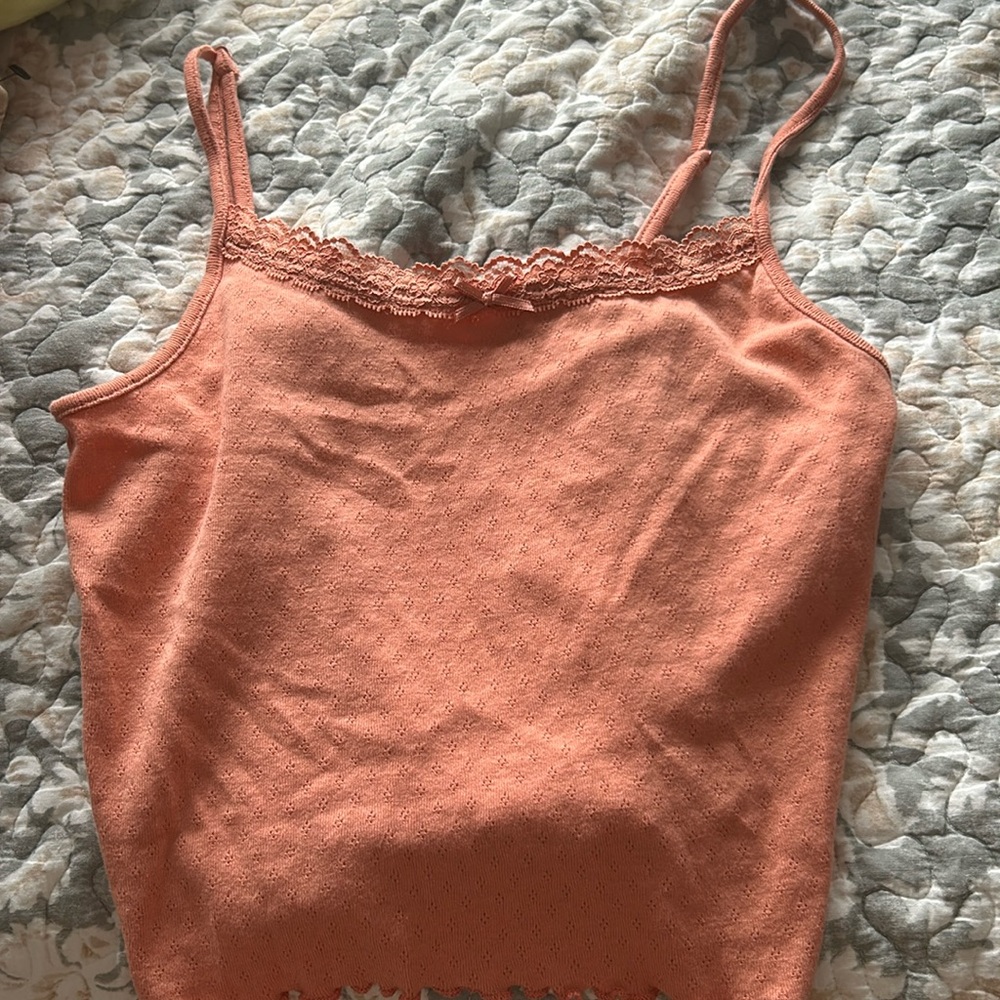 Orange/pink ish tank top size smalll